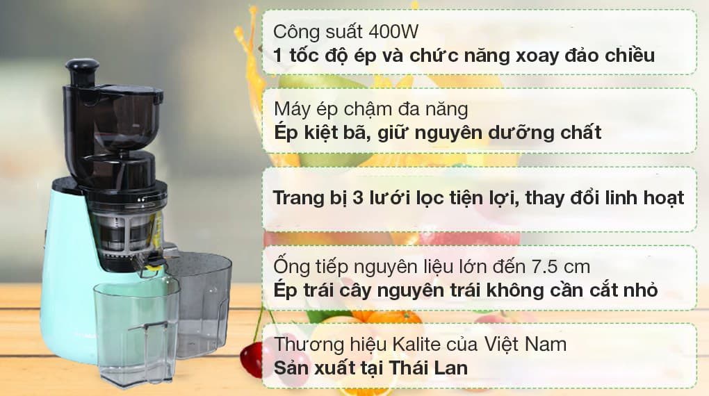 Ảnh Máy ép chậm Kalite KL-598