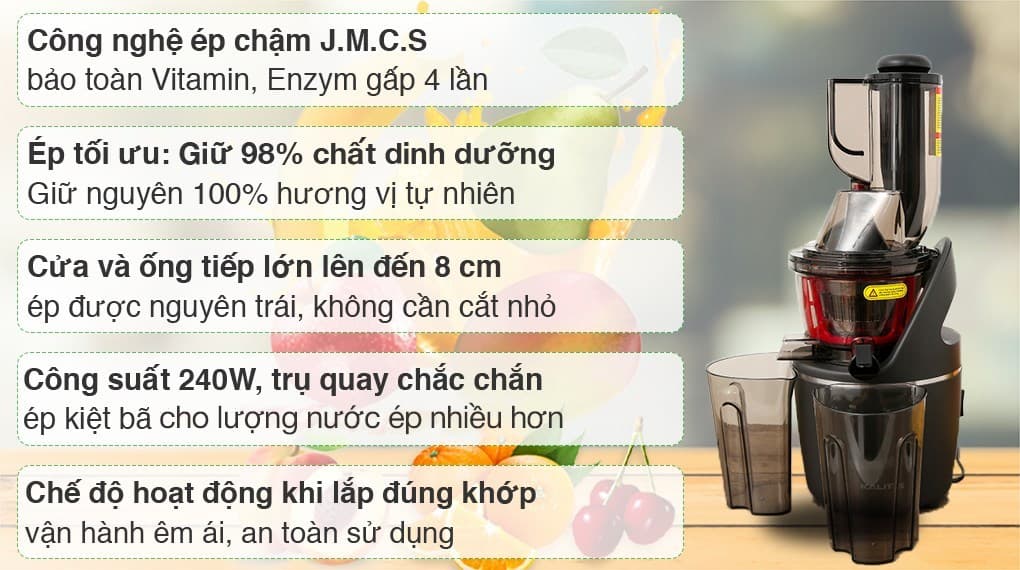Ảnh Máy ép chậm Kalite KL-550