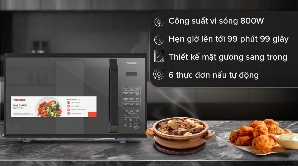 Ảnh Lò vi sóng Toshiba MM-EM25PE(BM) 25 lít
