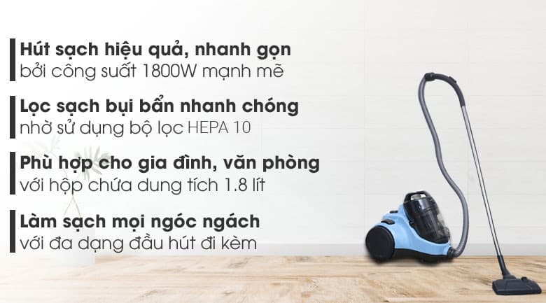 Ảnh Máy hút bụi dạng hộp Electrolux EC31-2BB