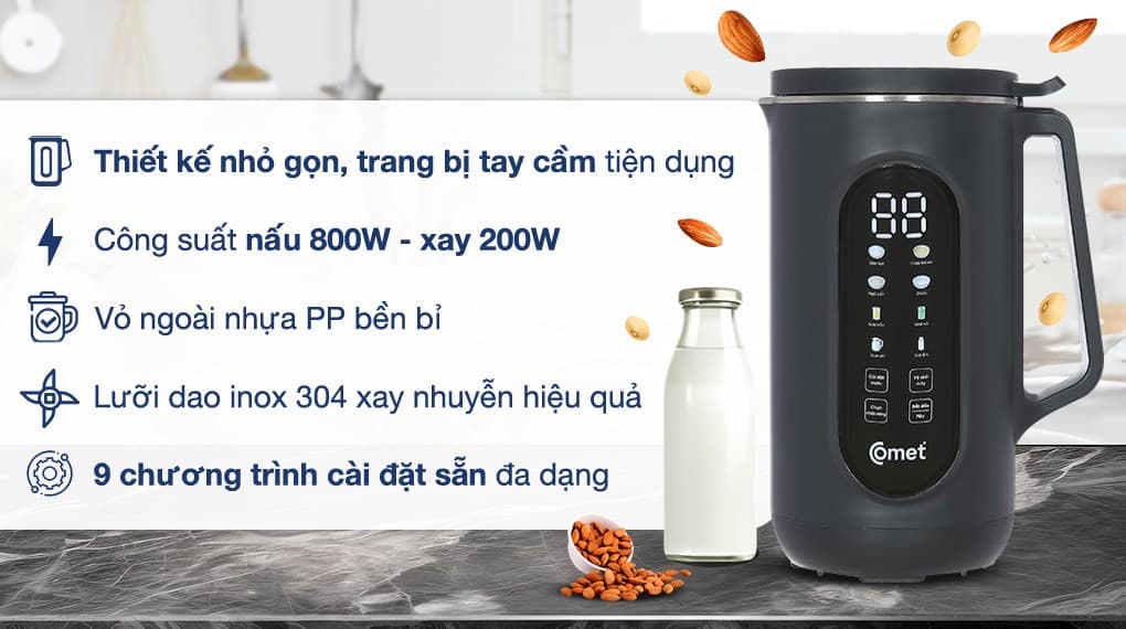 Ảnh Máy làm sữa hạt đa năng Comet CM9216