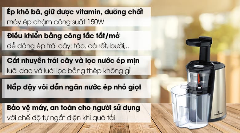 Ảnh Máy ép chậm BlueStone SJB-6556