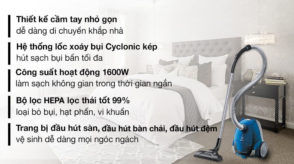 Ảnh Máy hút bụi dạng hộp Electrolux Z1220