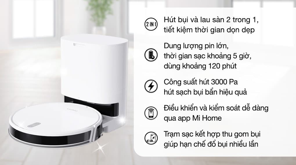 Ảnh Robot hút bụi lau nhà Lydsto G2