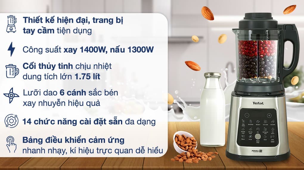 Ảnh Máy làm sữa hạt đa năng Tefal BL83SD66