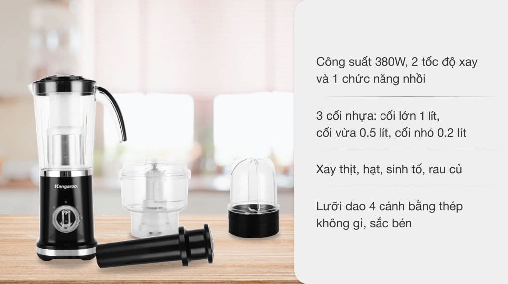 Ảnh Máy xay sinh tố đa năng Kangaroo KG3B2