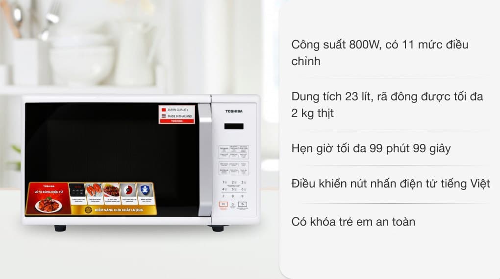 Ảnh Lò vi sóng Toshiba ER-SS23(W1)VN 23 lít