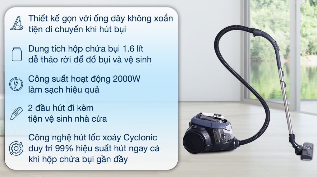 Ảnh Máy hút bụi dạng hộp Electrolux EFC71611