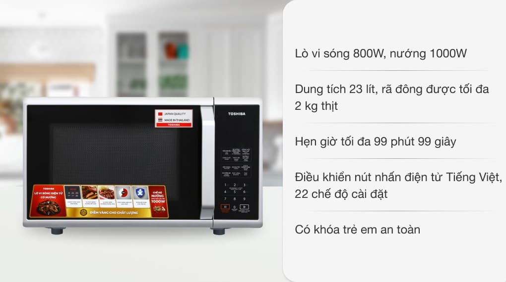 Ảnh Lò vi sóng có nướng Toshiba ER-SGS23(S1)VN 23 lít