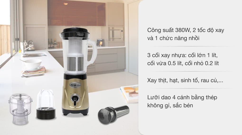 Ảnh Máy xay sinh tố đa năng Kangaroo KG3B6M