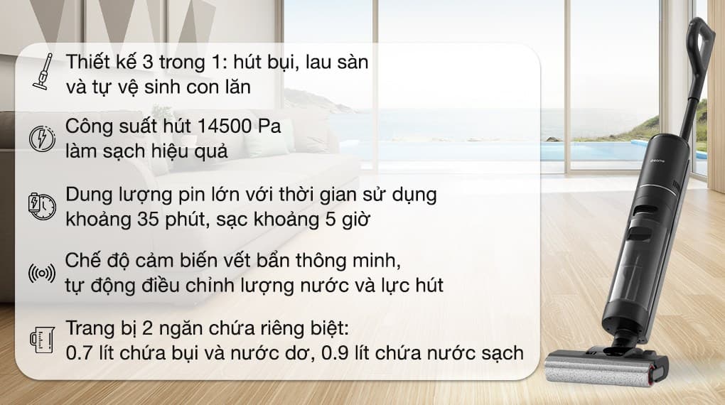 Ảnh Máy hút bụi lau nhà Dreame H12 Pro