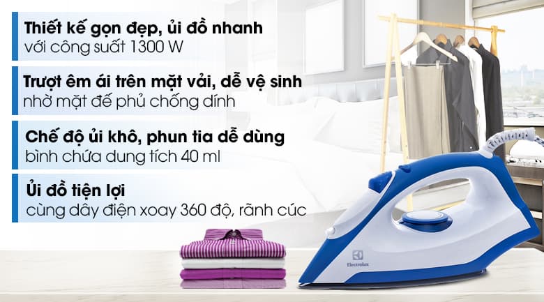 Ảnh Bàn ủi khô Electrolux EDI2004 1300W