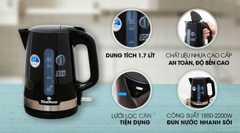 Ảnh Bình đun siêu tốc BlueStone 1.7 lít KTB-3417