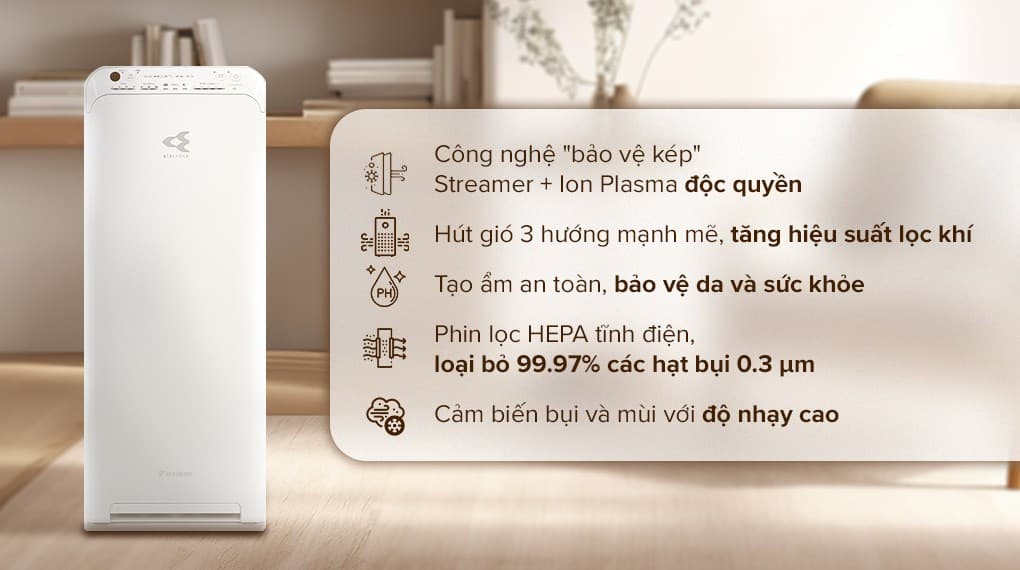 Ảnh Máy lọc không khí Daikin MCK55TVM6 58W