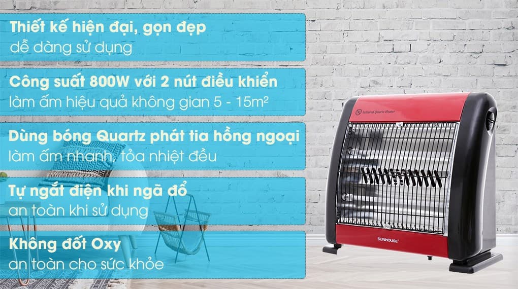 Ảnh Máy sưởi hồng ngoại Sunhouse SHD7013