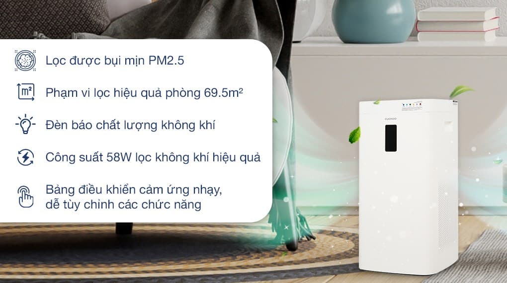 Ảnh Máy lọc không khí Cuckoo CAC-H2110FW 58W