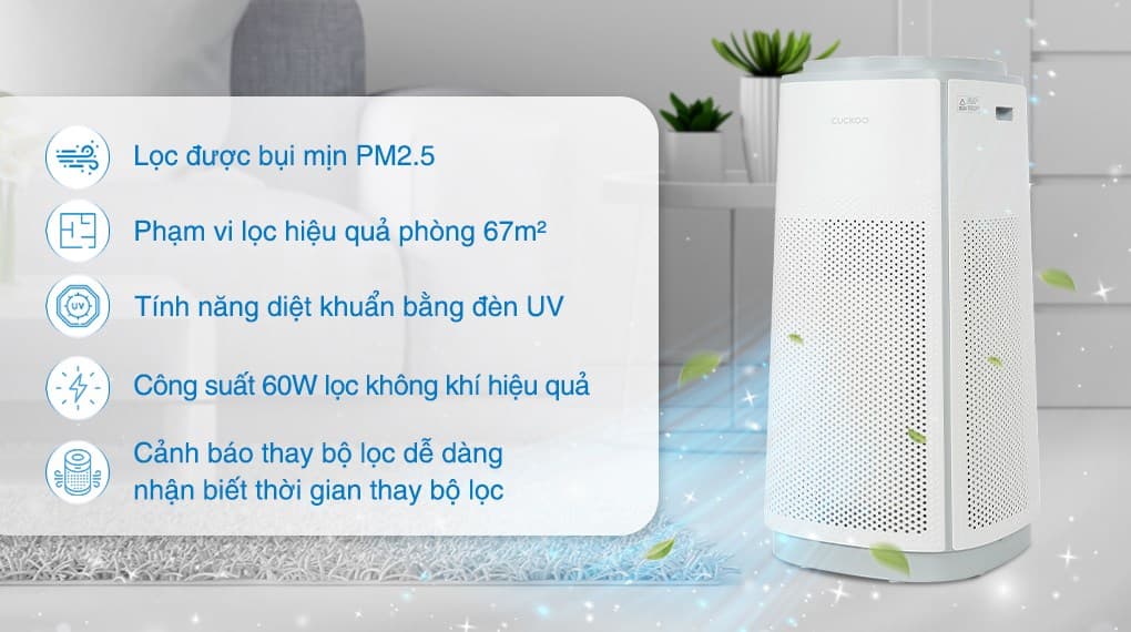 Ảnh Máy lọc không khí Cuckoo CAC-K1910FW 60W