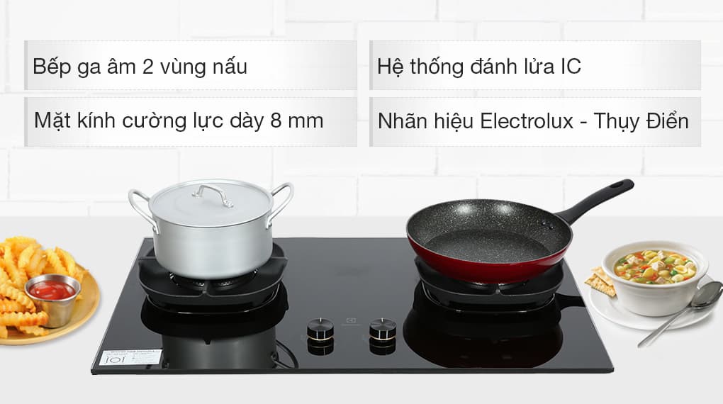 Ảnh Bếp ga âm Electrolux EHG8250BC