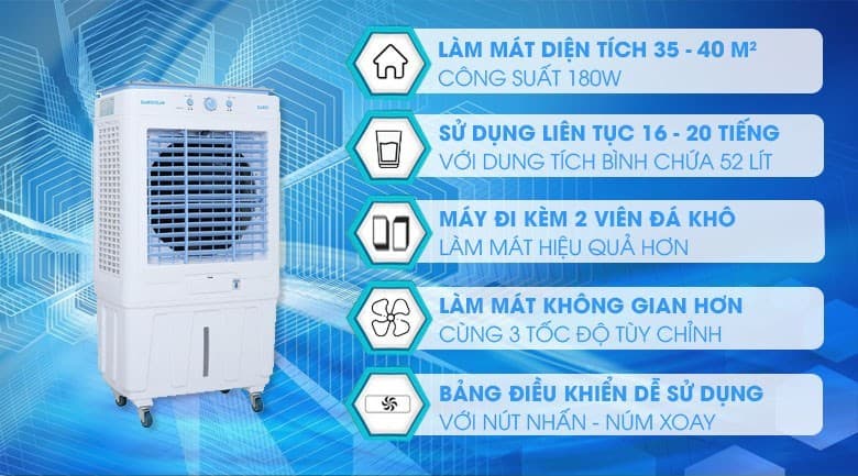 Ảnh Quạt điều hòa Daikiosan DKA-05000G 180W