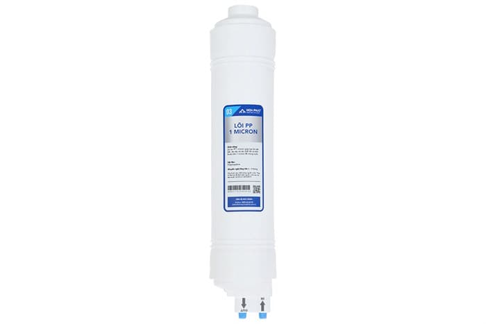 Ảnh Lõi lọc thô đúc liền Hòa Phát số 3 PP 1 micron