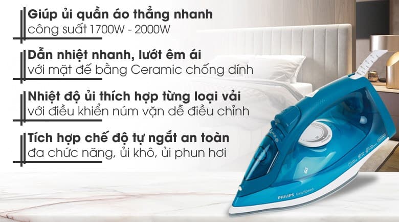 Ảnh Bàn ủi hơi nước Philips GC1756 2000W