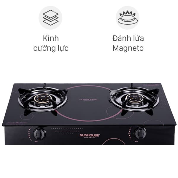 Bếp ga đôi Sunhouse SHB307MT