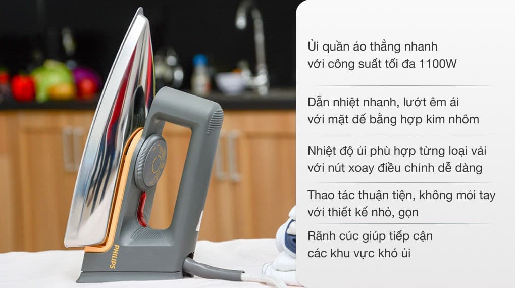 Ảnh Bàn ủi khô Philips HD1172 1100W