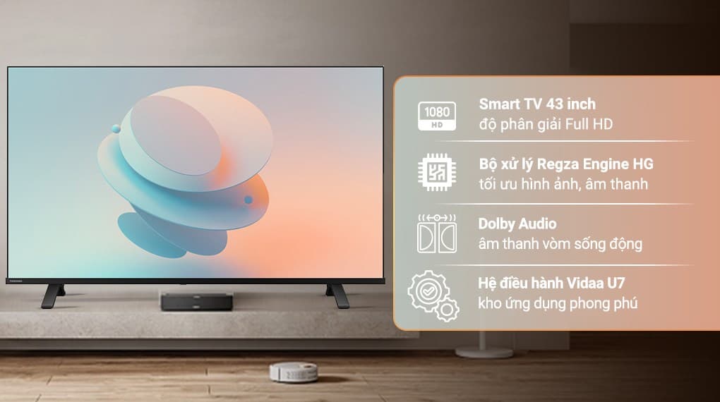 Ảnh Smart Tivi Toshiba 43 inch 43V31MP