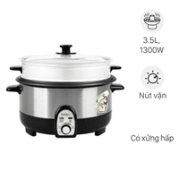 Nồi lẩu điện Delites CBR35-80 3.5 lít Điện gia dụng