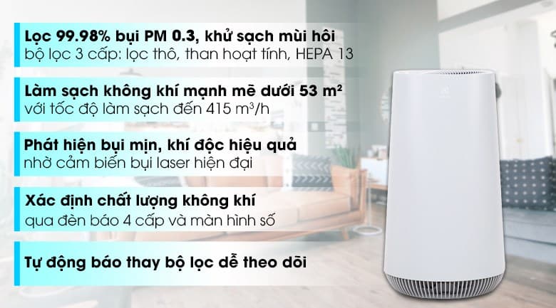 Ảnh Máy lọc không khí Electrolux FA41-402GY 45W