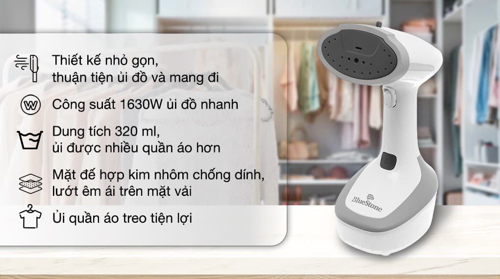 Ảnh Bàn ủi hơi nước cầm tay BlueStone GSB-4031 1630W