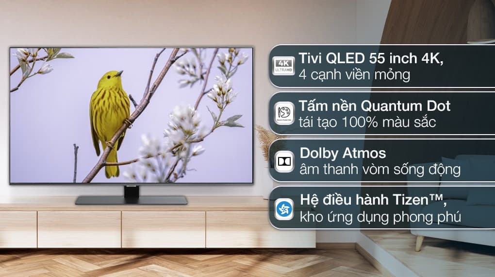 Ảnh Smart Tivi QLED 4K 55 inch Samsung QA55Q80B