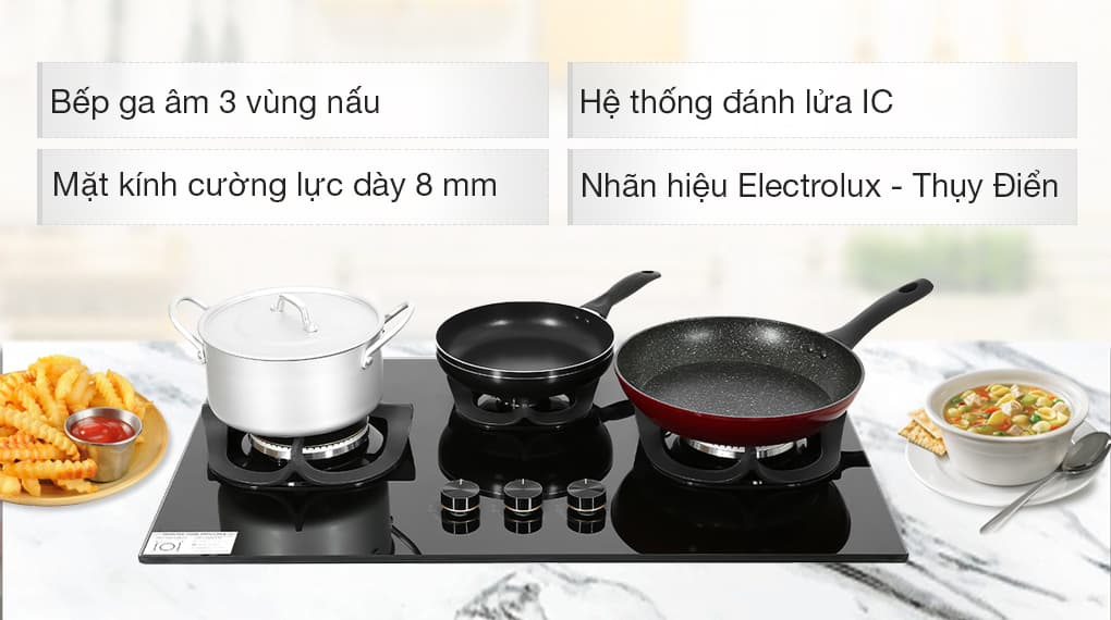 Ảnh Bếp ga âm Electrolux EHG8321BC