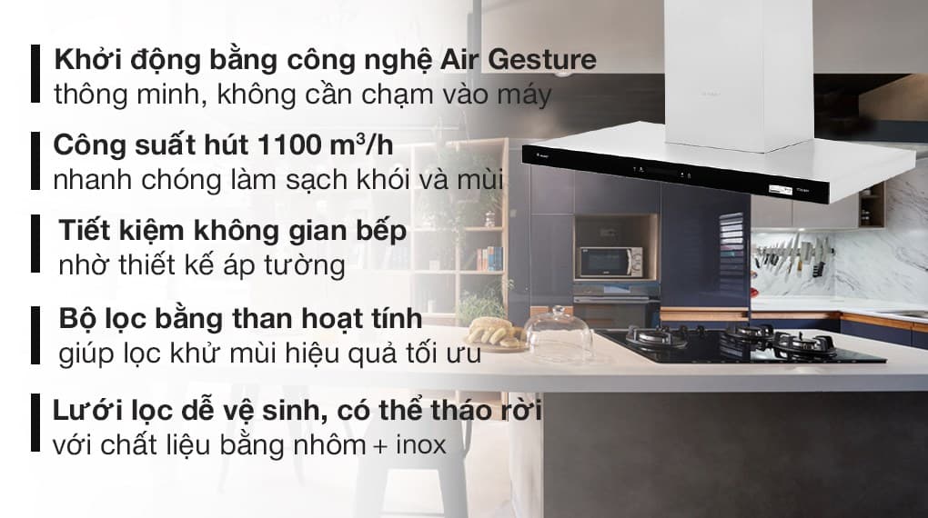 Ảnh Máy hút mùi áp tường Pramie TT32-900