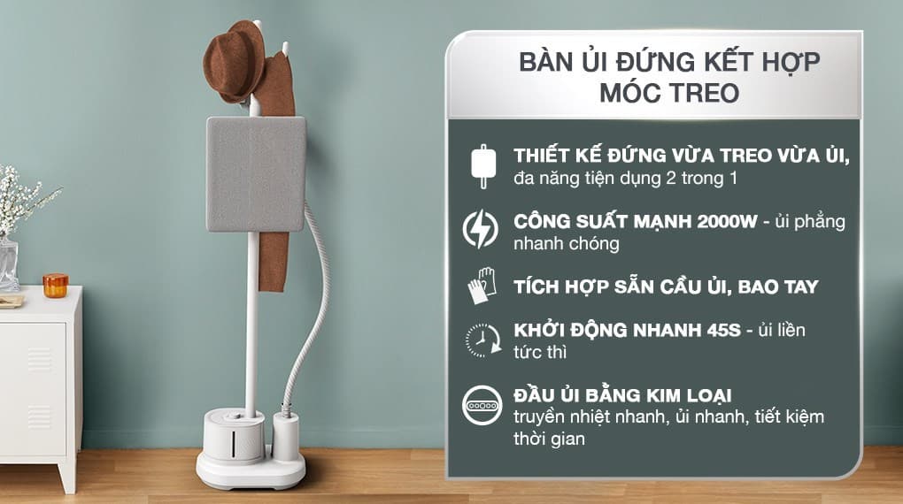Ảnh Bàn ủi hơi nước đứng Tefal IT3280E1 2000W