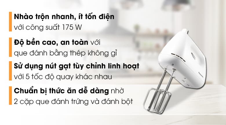 Ảnh Máy đánh trứng Panasonic MK-GH3WRA