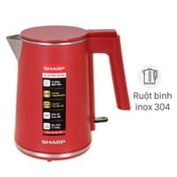 Bình đun siêu tốc Sharp 1 lít EKJ-10DVPS-RD