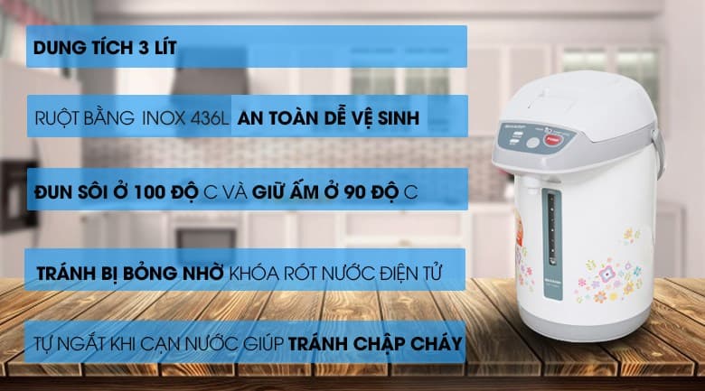 Ảnh Bình thủy điện Sharp KP-Y32PV-CU 3 lít