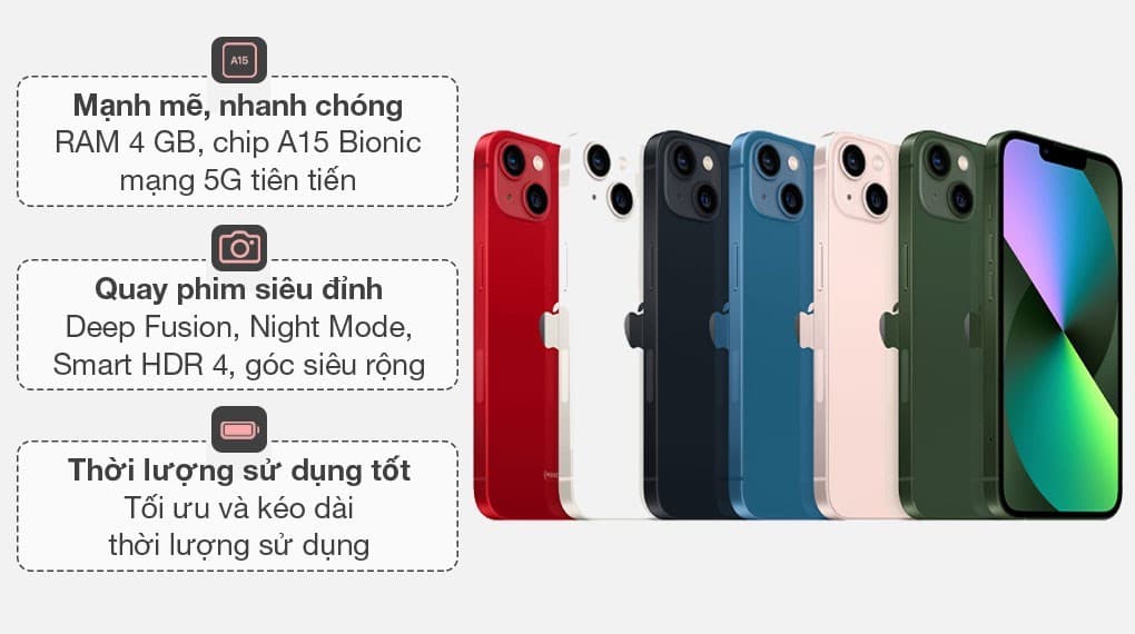 Ảnh Điện thoại iPhone 13 128GB
