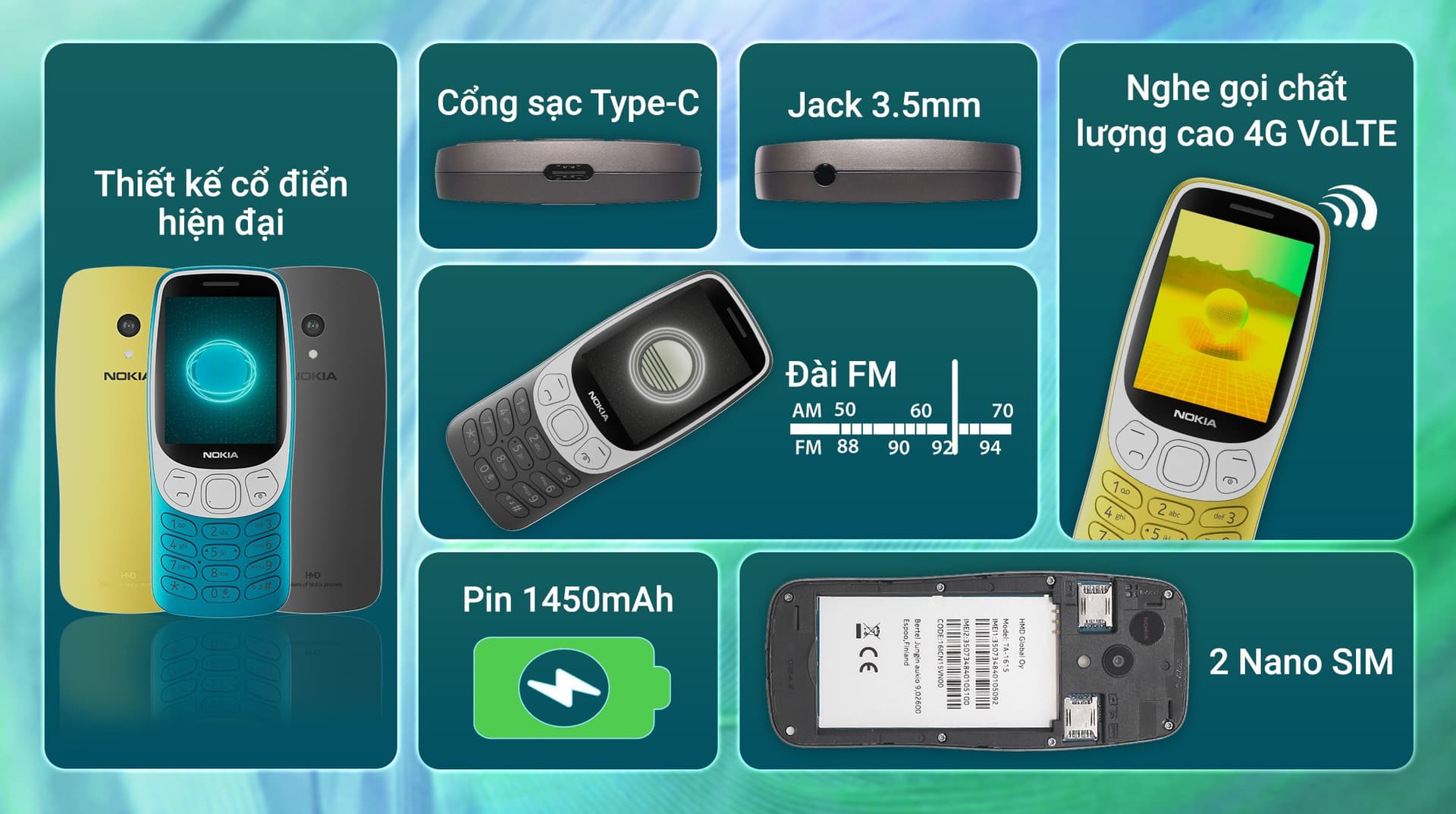 Ảnh Điện thoại Nokia 3210 4G