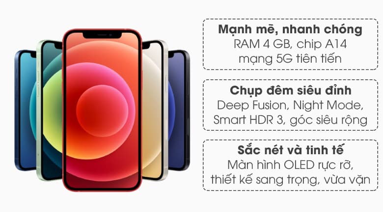 Ảnh Điện thoại iPhone 12 64GB