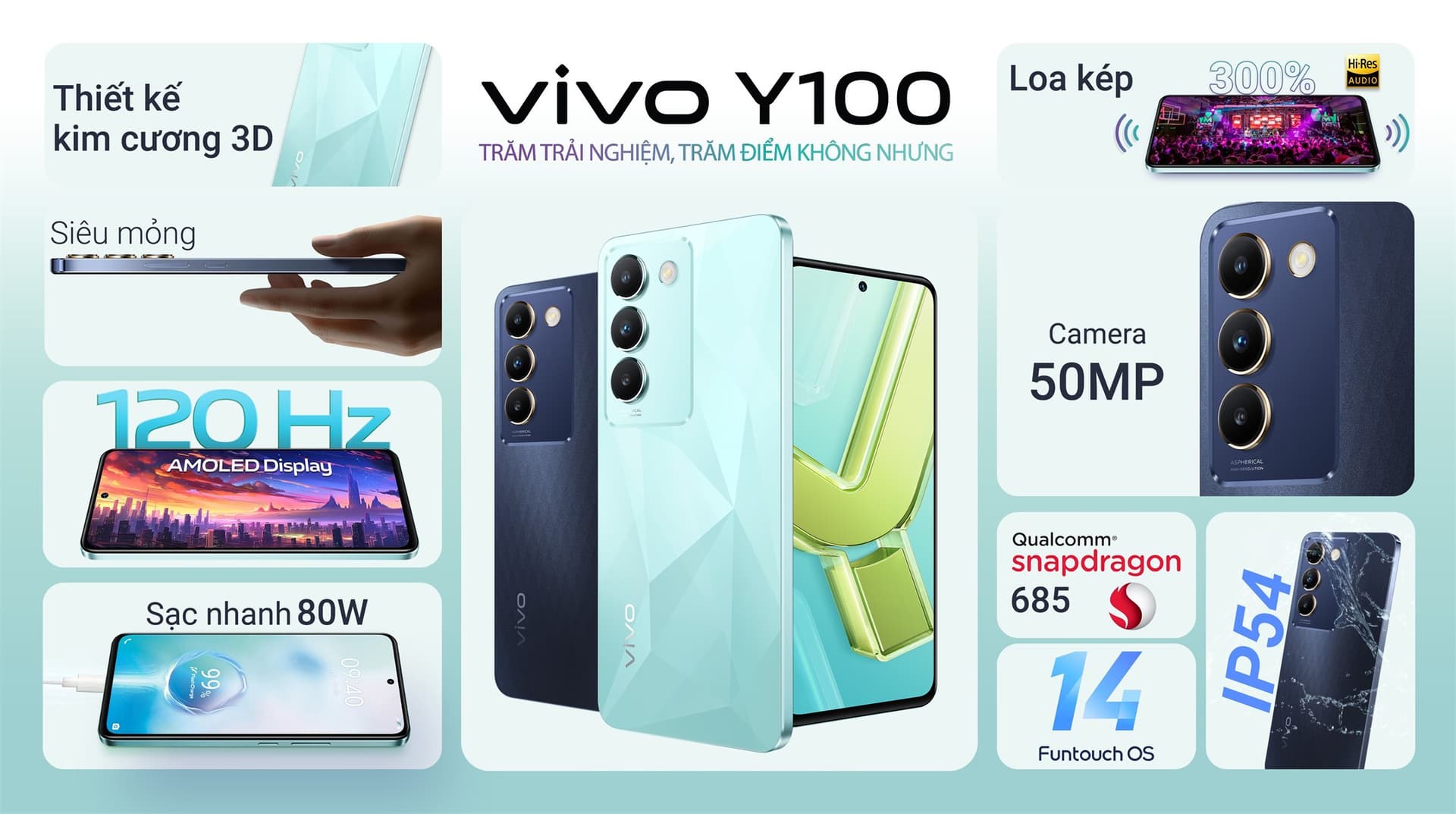 Ảnh Điện thoại vivo Y100 8GB/128GB