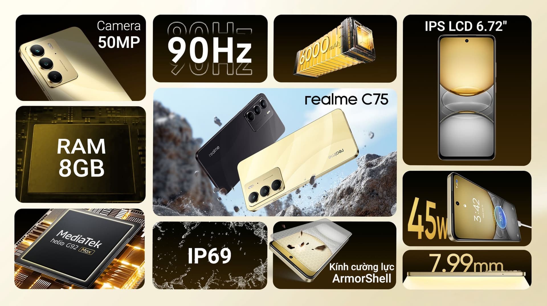 Ảnh Điện thoại realme C75 8GB/128GB