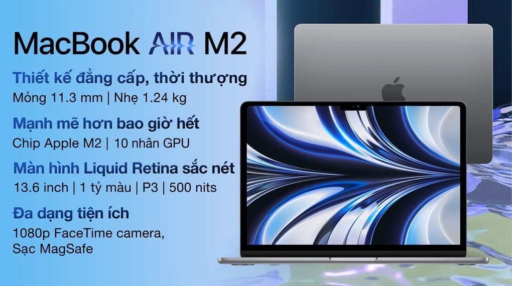 Ảnh Laptop MacBook Air 13 inch M2 16GB/512GB/10GPU