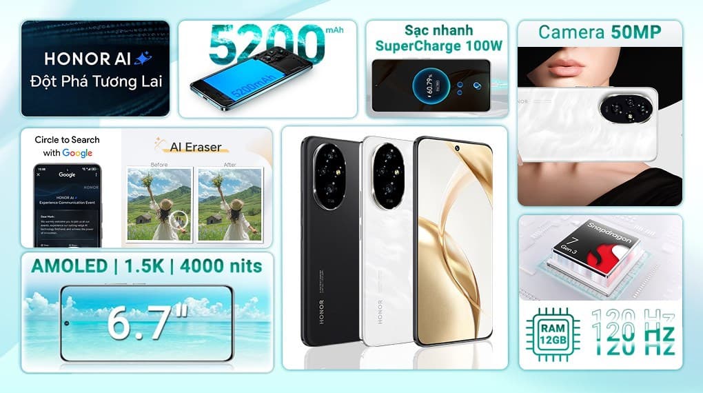 Ảnh Điện thoại HONOR 200 5G 12GB/256GB