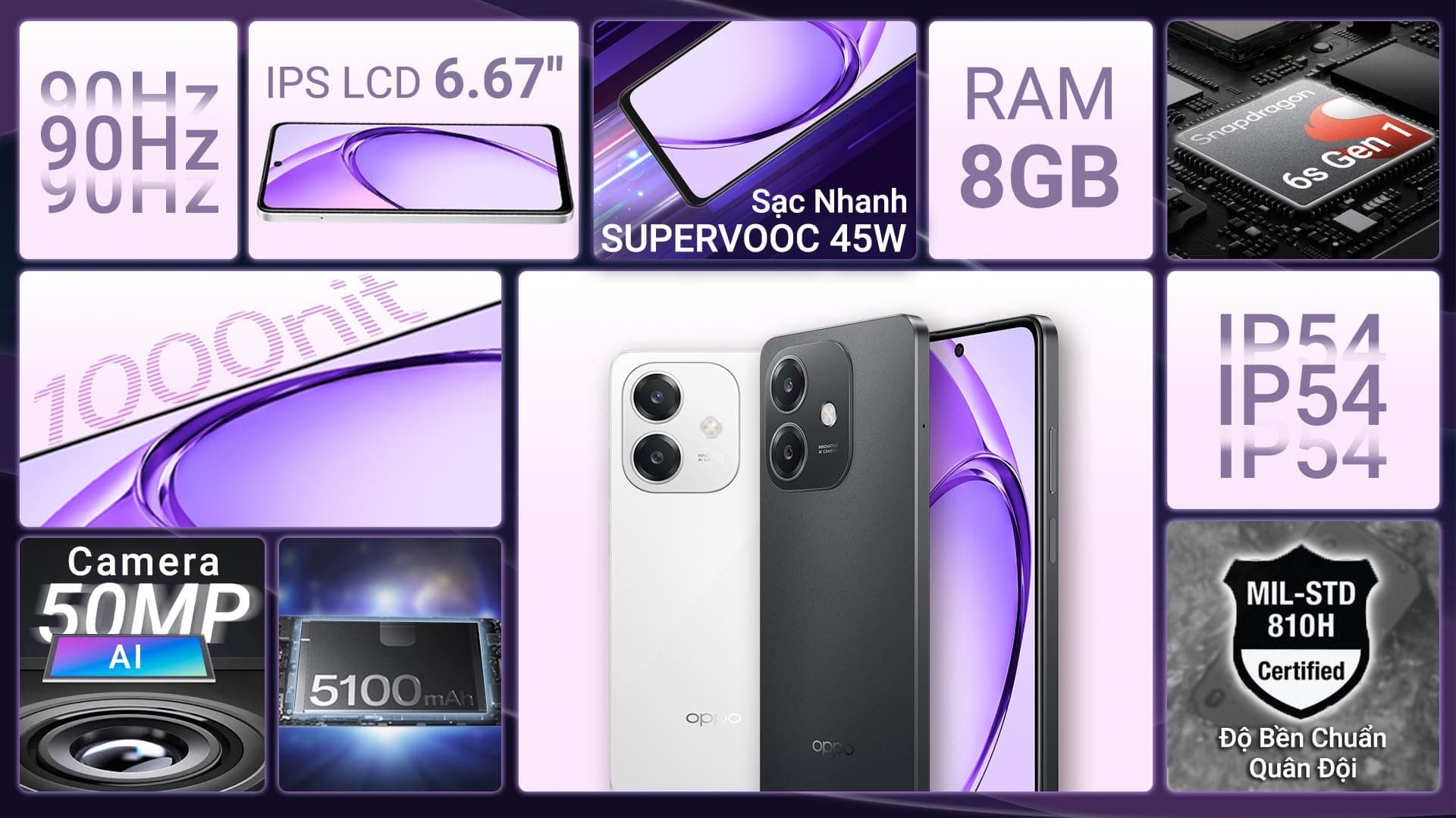 Ảnh Điện thoại OPPO A3 8GB/128GB