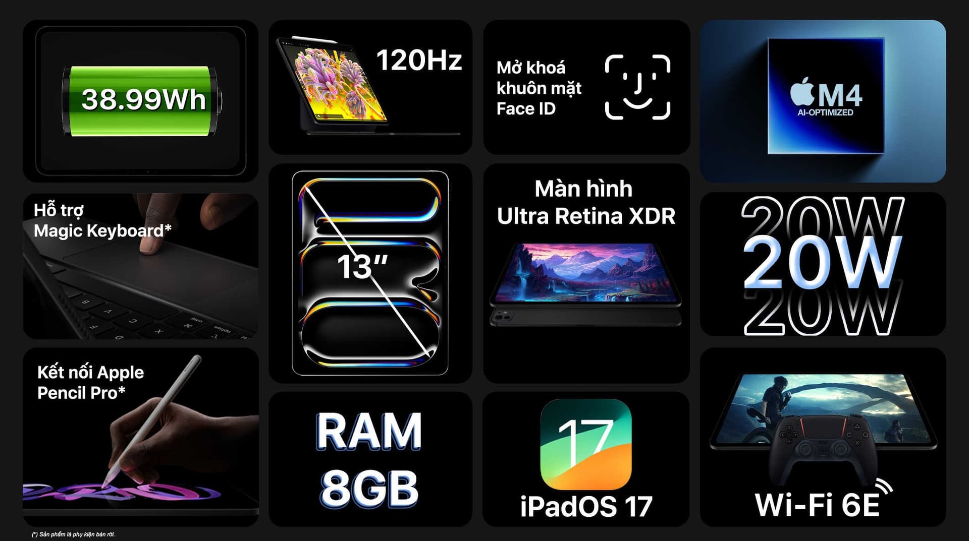 Ảnh Máy tính bảng iPad Pro M4 13 inch WiFi 256GB