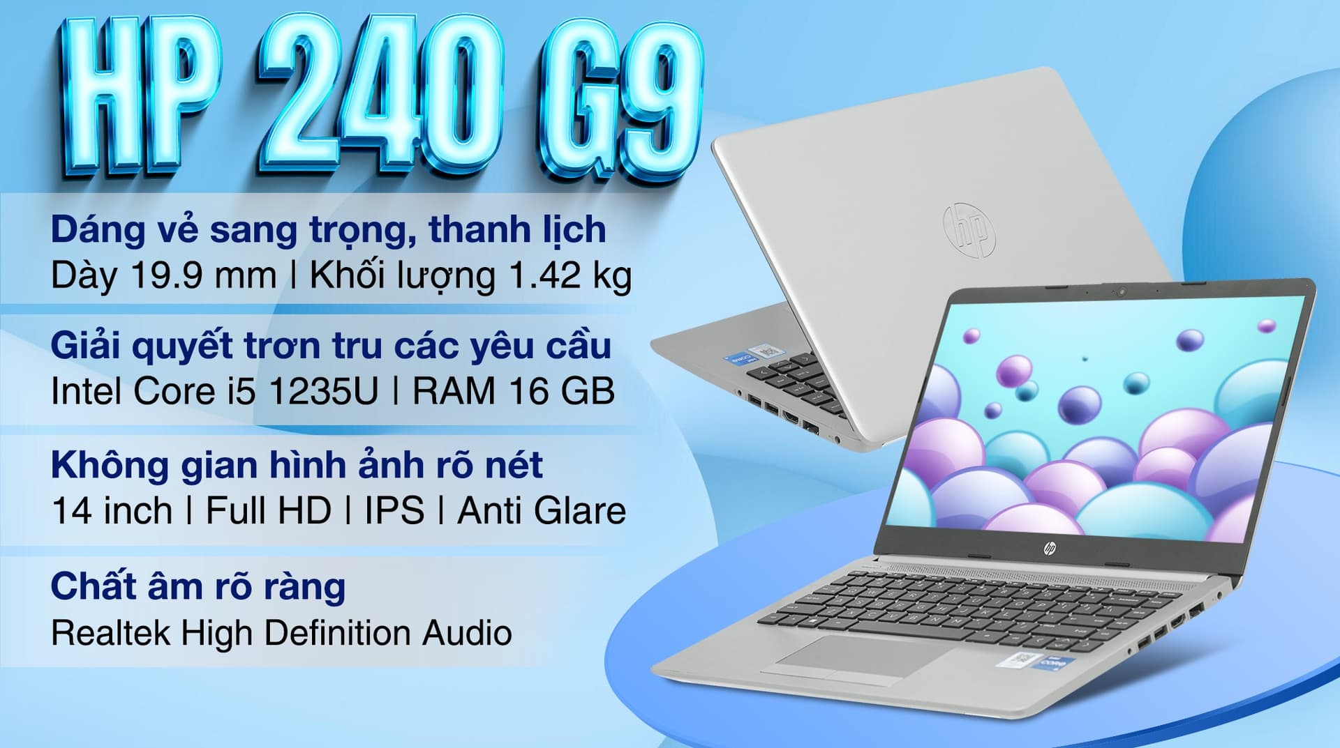 Ảnh Laptop HP 240 G9 i5 1235U/16GB/512GB/Win11 (9T2G2PT)