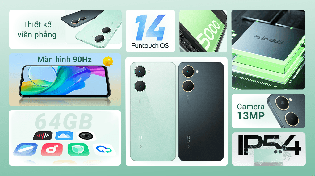Ảnh Điện thoại vivo Y03 4GB/64GB