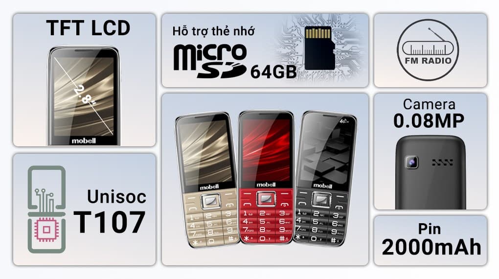 Ảnh Điện thoại Mobell M539